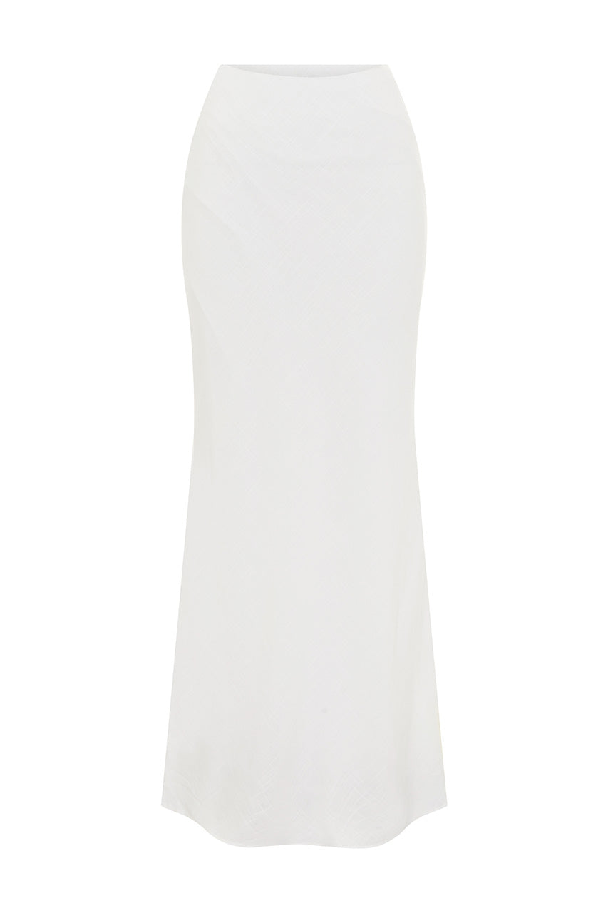 MADELENA MAXI SKIRT - WHITE - MADELENAMAXISKIRTWHITE