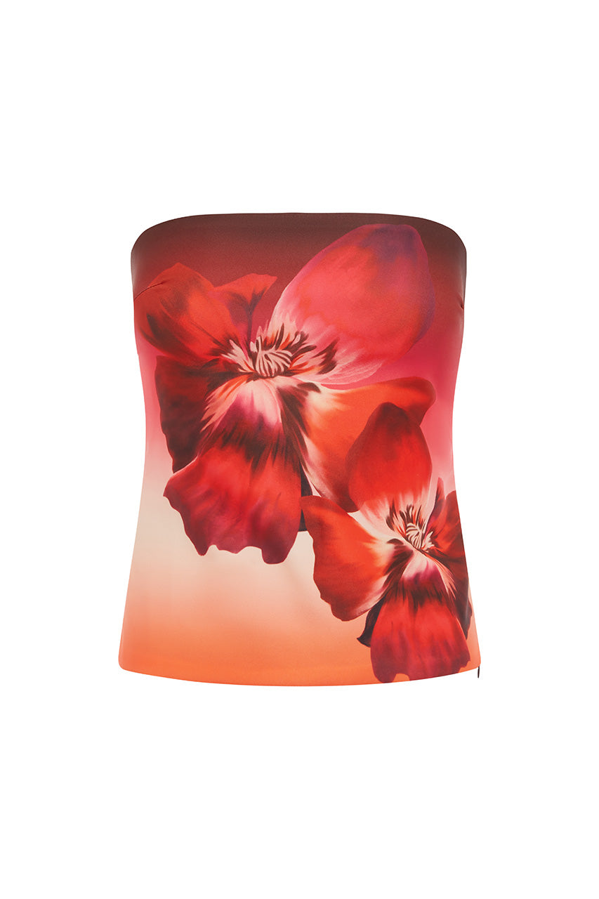 MAHINA BUSTIER - RUBY FLOWER - MAHINABUSTIER-RUBYFLOWER