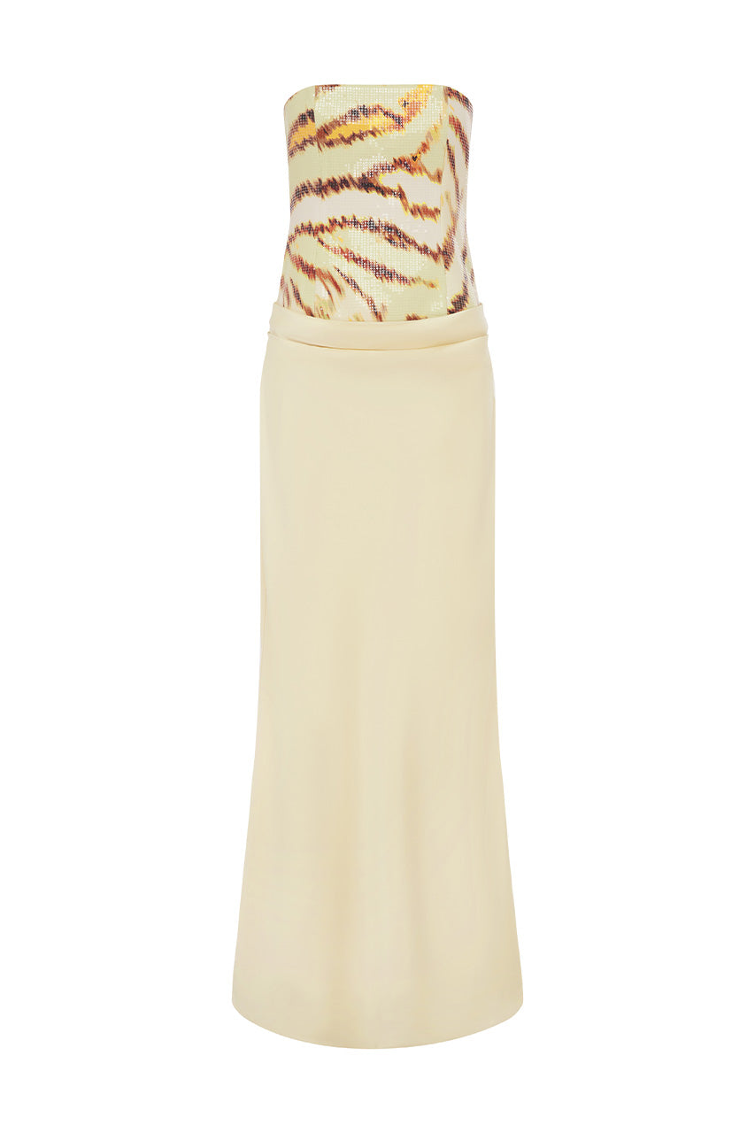MAKENA STRAPLESS SEQUIN MAXI DRESS - CAMELLIA BEIGE - MAKENASTRAPLESSSEQUINMAXIDRESS-CAMELLIABEIGE-1