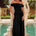 MANALLA MAXI DRESS - BLACK