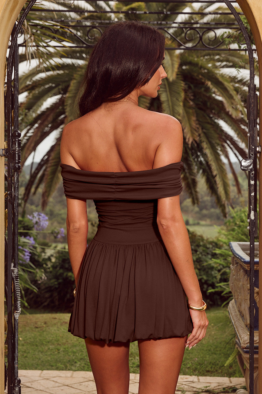 MANALLA MINI DRESS - BROWN - MANALLA-MINI-DRESS-BROWN-_2