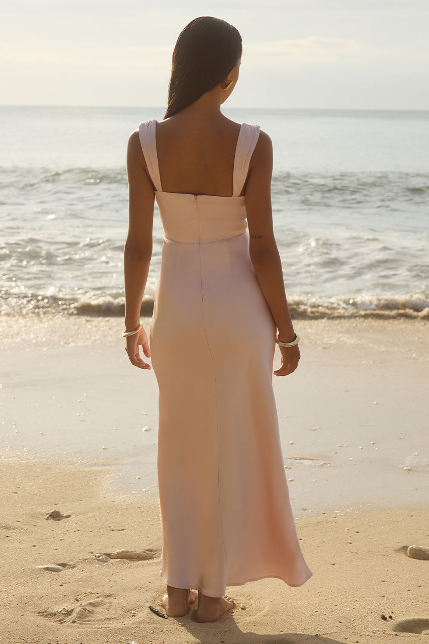 MARGOT COWL MAXI DRESS - MUSK