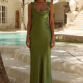 MARGOT MAXI DRESS - OLIVE