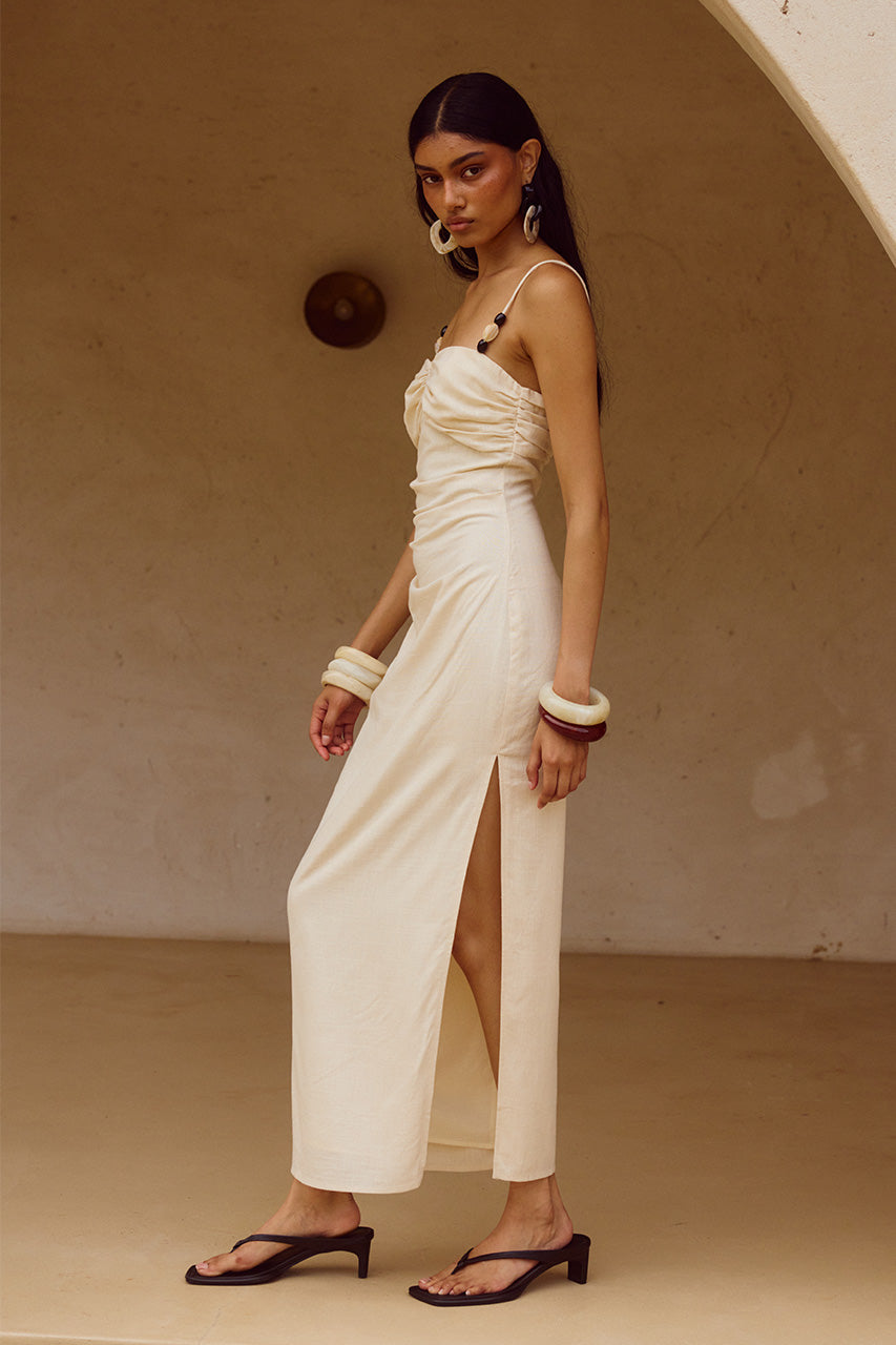 MARIANNA MIDI DRESS - CREAM - MARIANNAMIDIDRESSCREAM_5