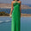 MARILLA RUCHED HALTER MAXI DRESS - EMERALD