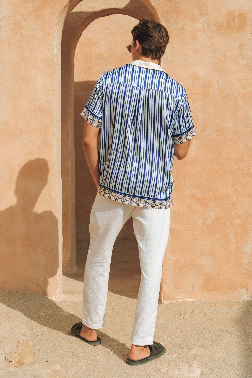 MARIUS SHIRT - WHITE/BLUE - MARIUSSHIRTWHITEBLUE_2