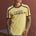 MARK SHORT SLEEVE T-SHIRT - YELLOW/CHOC