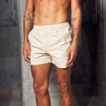 MASON ELASTIC WAIST SHORTS - SAND