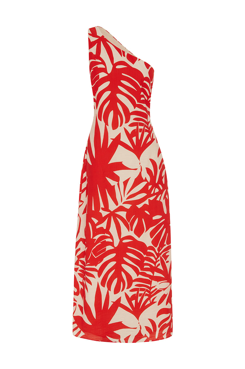MATELO MIDI DRESS - MATELO RED - MATELO-MIDI-DRESSGHOST