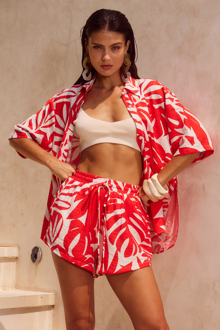 MATELO SHORT - MATELO RED XXL - MATELO-SHIRT-_-SHORT---MATELO-RED