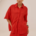 ADELYN SHIRT - RED