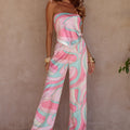 MILANI RELAXED SATIN PANT - CAMINO PINK