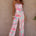 MILANI RELAXED SATIN PANT - CAMINO PINK