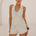 MILA TIE BACK HALTER TOP - MILA WHITE