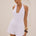 MILA TIE BACK HALTER TOP - WHITE