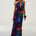 MIRAE CROSS FRONT MAXI DRESS - TUSCAN PURPLE