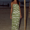 MOCHI MAXI DRESS - KHAKI