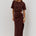 MONA CUT OUT MAXI DRESS - CHOCOLATE