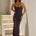 MONET MAXI DRESS - BLACK POLKA
