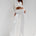 MONISHA FOLDOVER FLARE KNIT PANT - CREAM