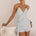 MILA TAILORED MINI SHORTS - SKY BLUE