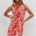 MYRA CUT OUT MINI DRESS - AMIRA RED PINK