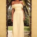 MANALLA MAXI DRESS - LEMON