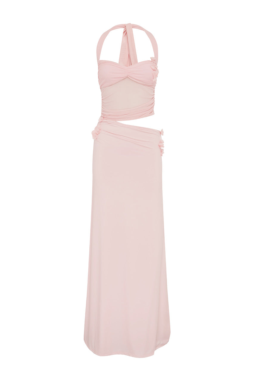 NALITA HALTER CUTOUT MAXI DRESS - PETAL - NALITAHALTERCUTOUTMAXIDRESS-PETAL_955bc7f7-d5df-4fe9-8cce-1d110f7aeac7