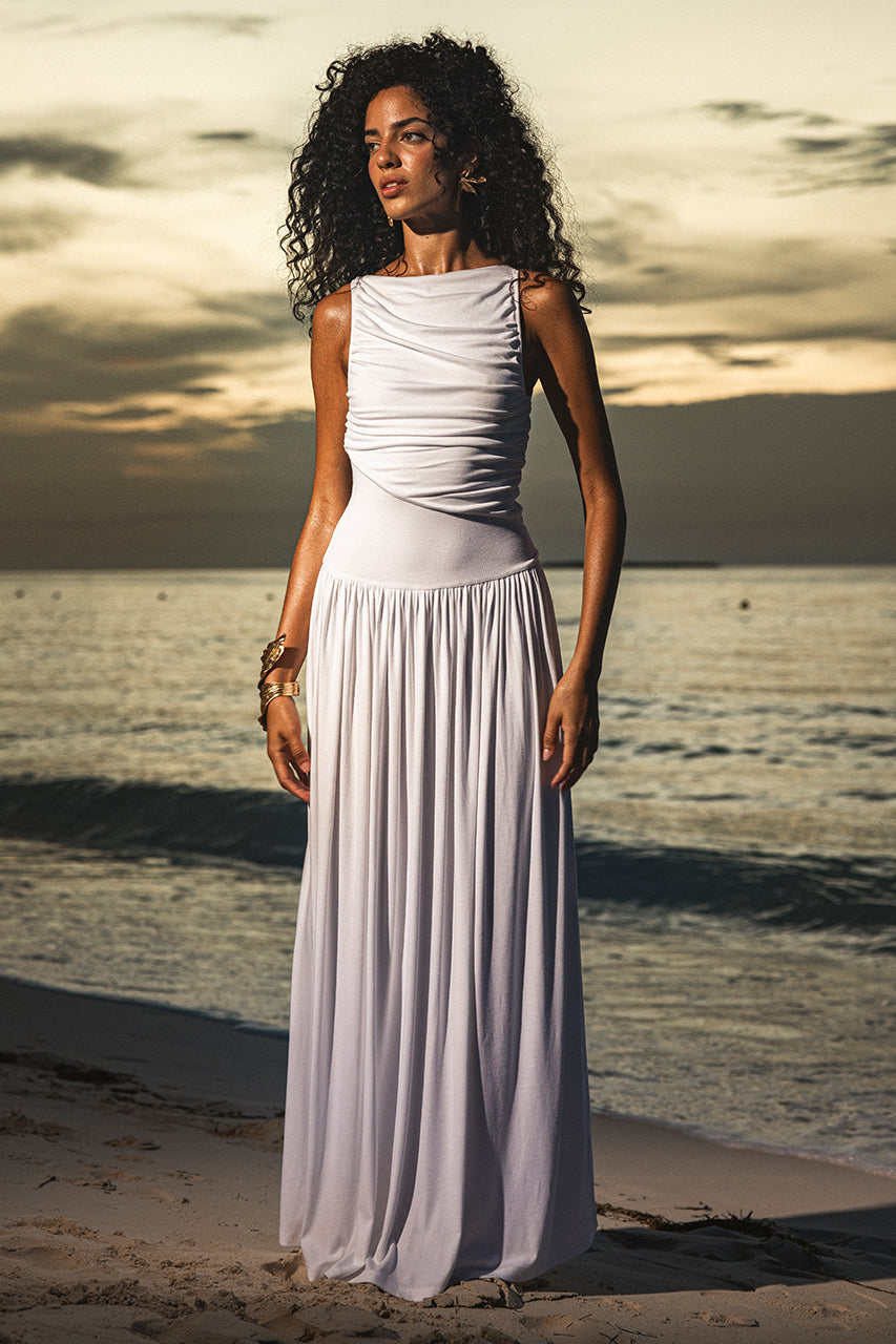 NALLA MAXI DRESS - WHITE XXL - NALLA-MAXI-DRESS---WHITE_0