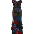 NAMARI MAXI DRESS - PURPLE FLORAL