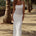 NATALIE SCOOP LACE MAXI DRESS - WHITE
