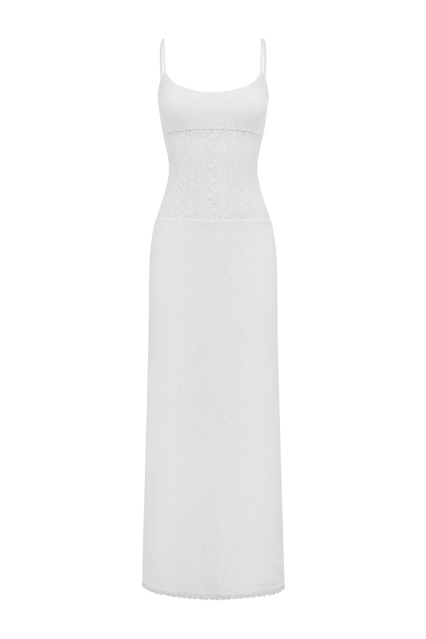 NATALIE SCOOP LACE MAXI DRESS - WHITE - NATALIESCOOPLACEMAXIDRESS-WHITE