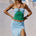 NAYA KEYHOLE STRAPLESS TOP - BLUE MULTI