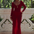 NEISHA MAXI DRESS - RED