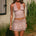 NERISSA DOUBLE RUFFLE MINI SKIRT - MUSK