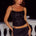 NESSA SEQUIN TOP - BLACK