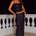 NESSA LOW WAIST MAXI SKIRT - BLACK