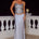 NESSA LOW WAIST MAXI SKIRT - SILVER