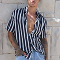 NICK SHIRT - NAVY/WHITE
