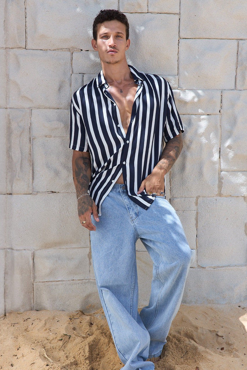 NICK SHIRT - NAVY/WHITE - NICKSHIRT-NAVY_WHITE-3