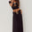 NIVALI DRAPED WAIST MAXI SKIRT - BLACK