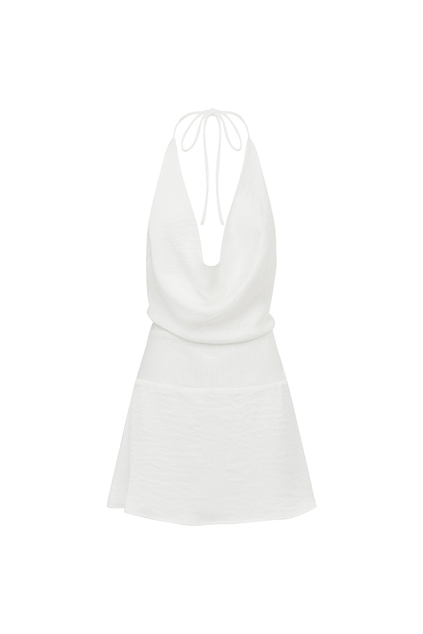 NOVALIE HALTER COWL MINI DRESS - WHITE - NOVALIEHALTERCOWLMINIDRESSWHITE_7