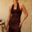 NYRA TAILORED HALTER TOP - CHOCOLATE