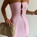 NELLIE MINI SKIRT - MUSK