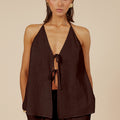 OCTAVIA SHORT - CHOCOLATE