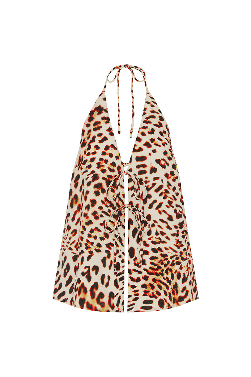 OCTAVIA TOP - TIKANI LEOPARD - OCTAVIATOP-TIKANILEOPARD