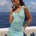 ODEYA MINI DRESS - AQUA