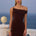 ODEYA MINI DRESS - ESPRESSO