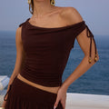 ODEYA TOP - ESPRESSO