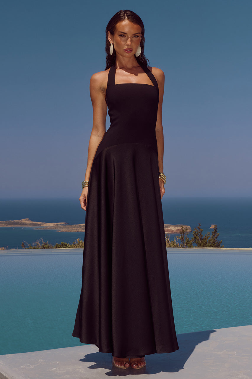 ODINA SQUARE NECK MAXI DRESS - BLACK XXL - ODINASQUARENECKMAXIDRESS-BLACK-3_f1605134-9065-4ebc-935a-3bb66b23308b